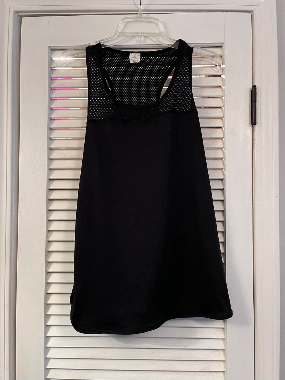 Champion Black Mesh Back Active Tank